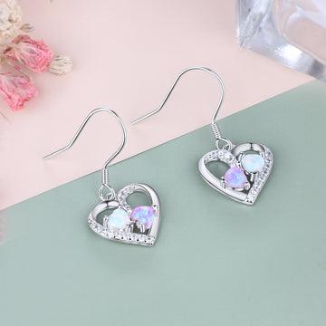 Romantic Heart Earrings - Soficos
