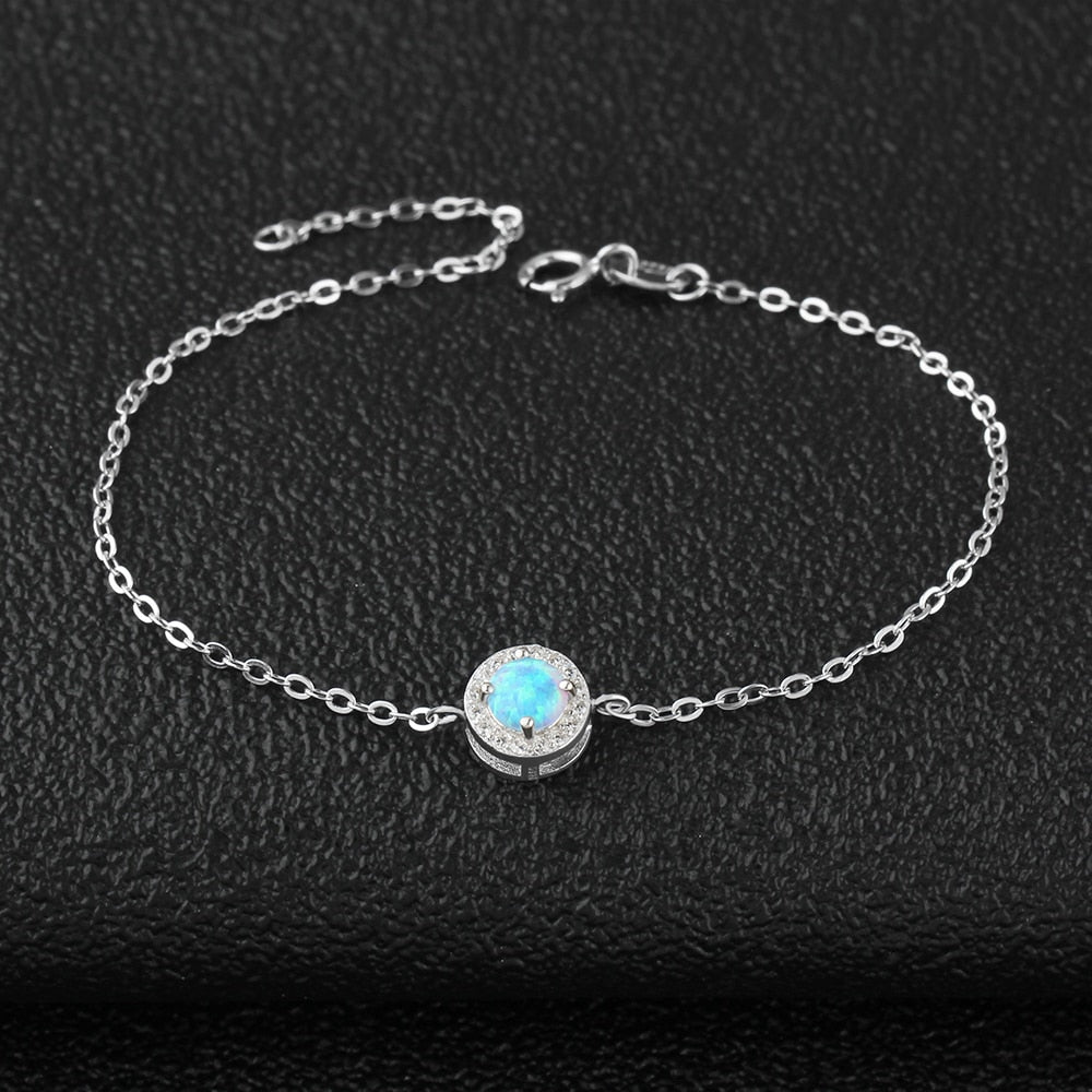 Blue Opal Stone Bracelet - Soficos