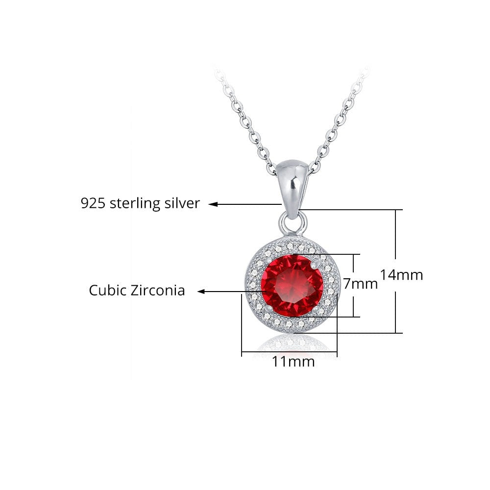 Zircon Pendant Necklace - Soficos