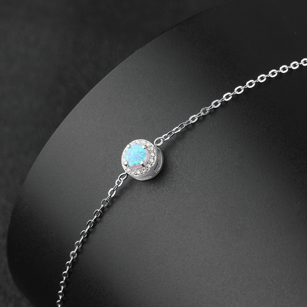 Blue Opal Stone Bracelet - Soficos